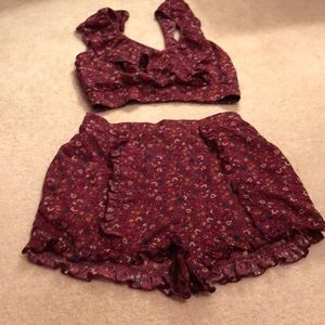 Xhileration 2 piece floral set